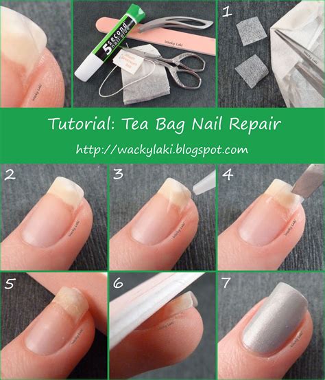 how to make fake nails with tea bags|the secret of perfect nails.